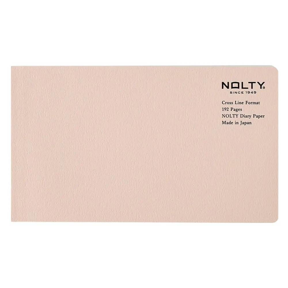 日本NOLTY notebook 十字線筆記本/ 橫型/ 粉