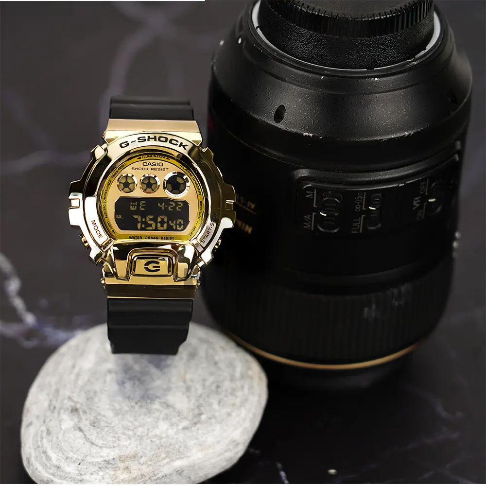 CASIO 卡西歐 G-SHOCK DW-6900 25周年金屬手錶(GM-6900G-9)