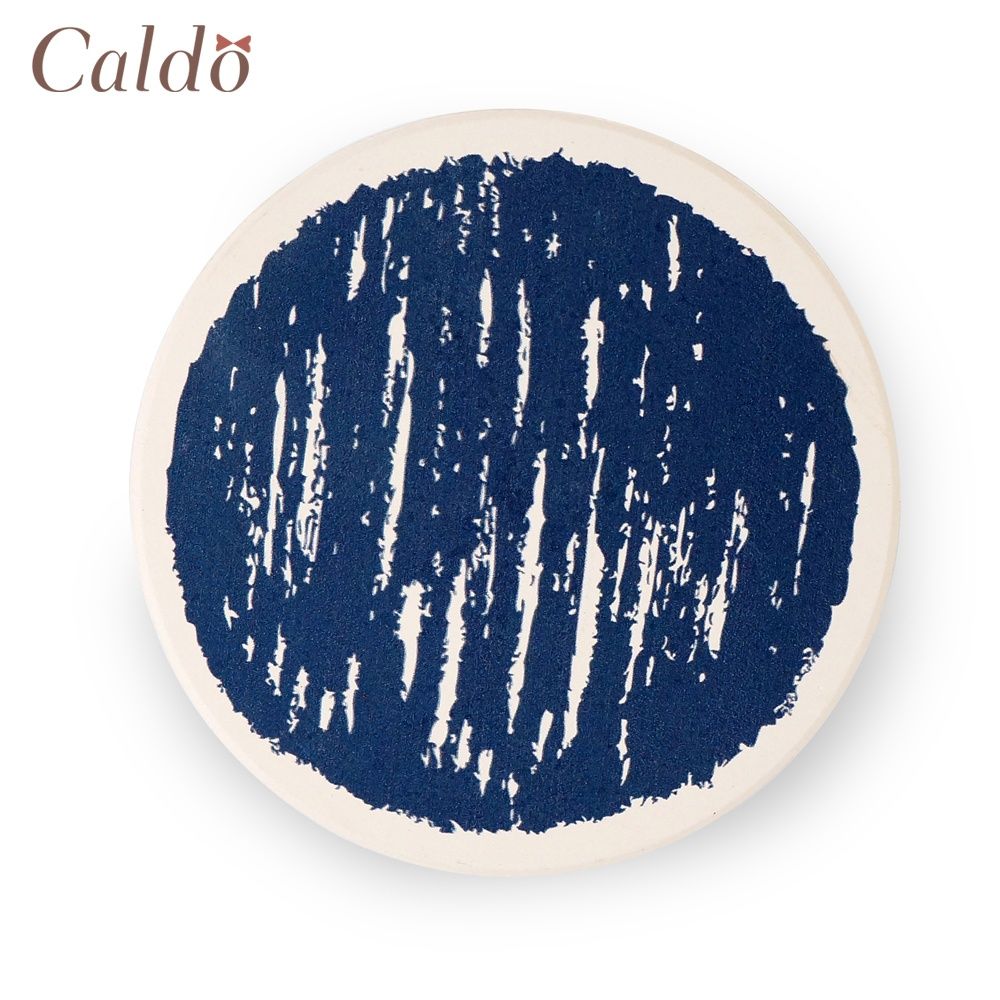 【Caldo 卡朵生活】流動時光圓形珪藻土杯墊-回到圓點