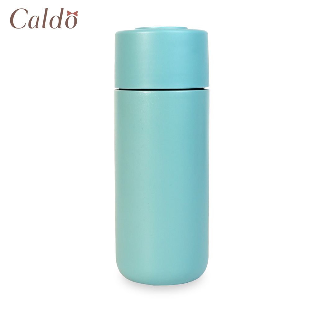【Caldo 卡朵生活】清韻316不鏽鋼泡茶隨身保溫瓶 330ml-靛藍