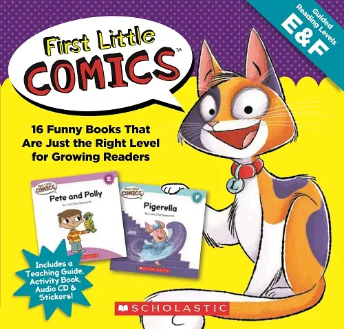 First Little Comics: Guided Reading Levels E & F (+1CD/16冊合售)