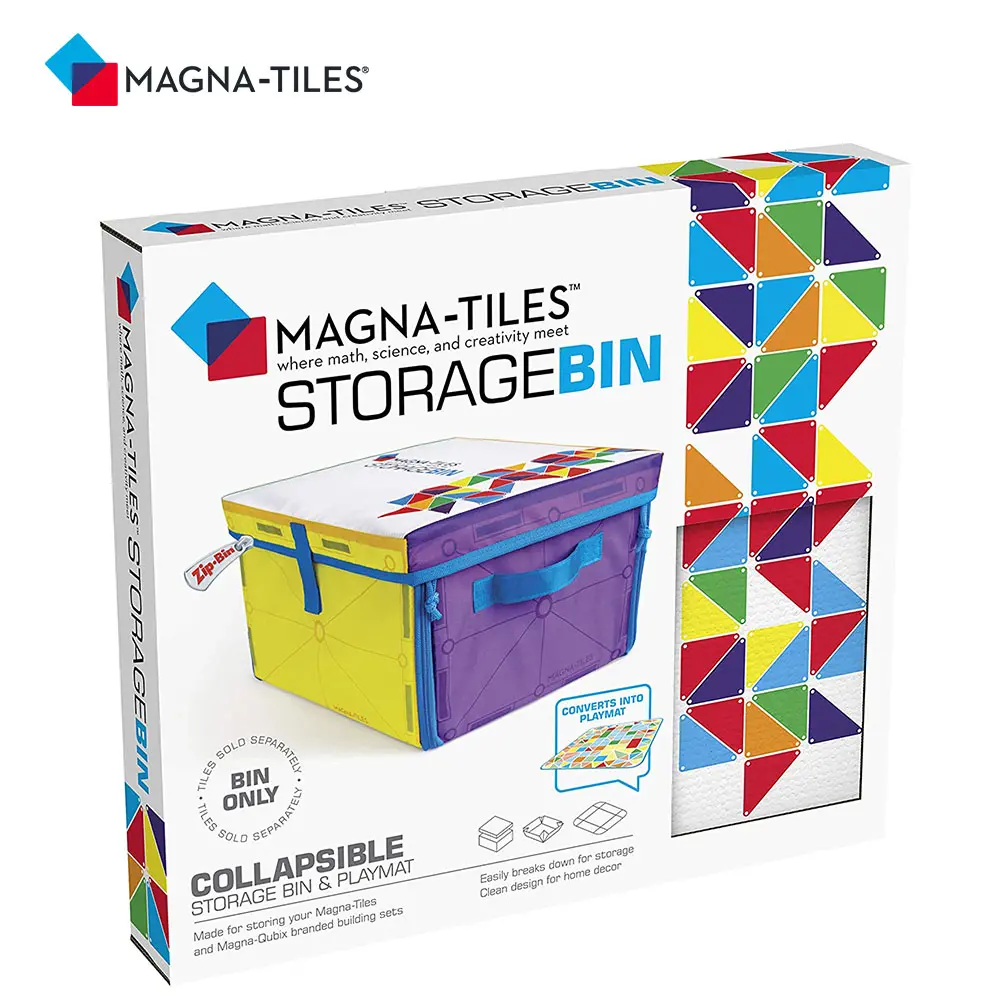 Magna-Tiles®收納箱(20200)/ 功能遊戲墊