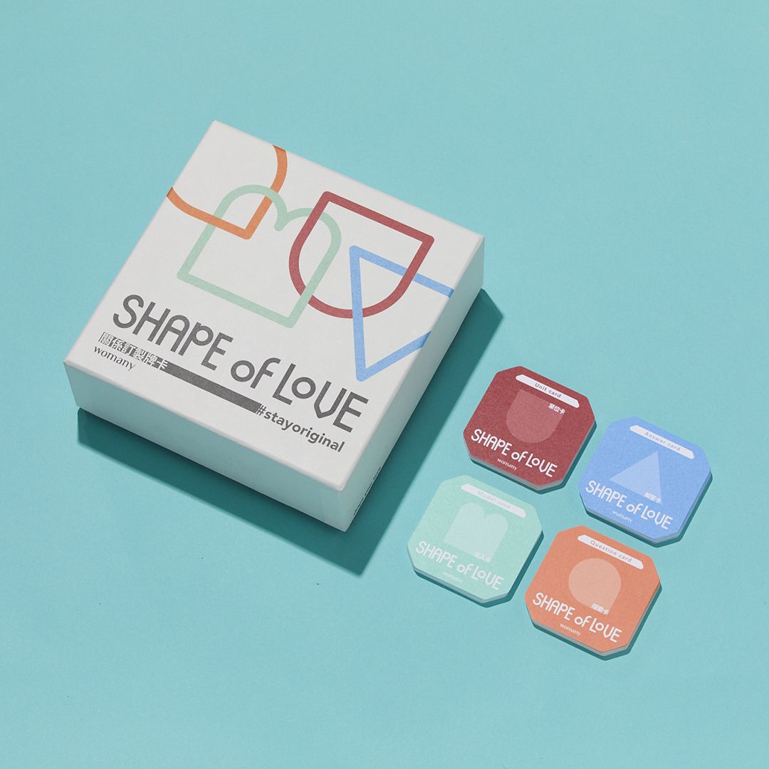 womany shop 女人迷商號 Shape of Love 關係訂製牌卡