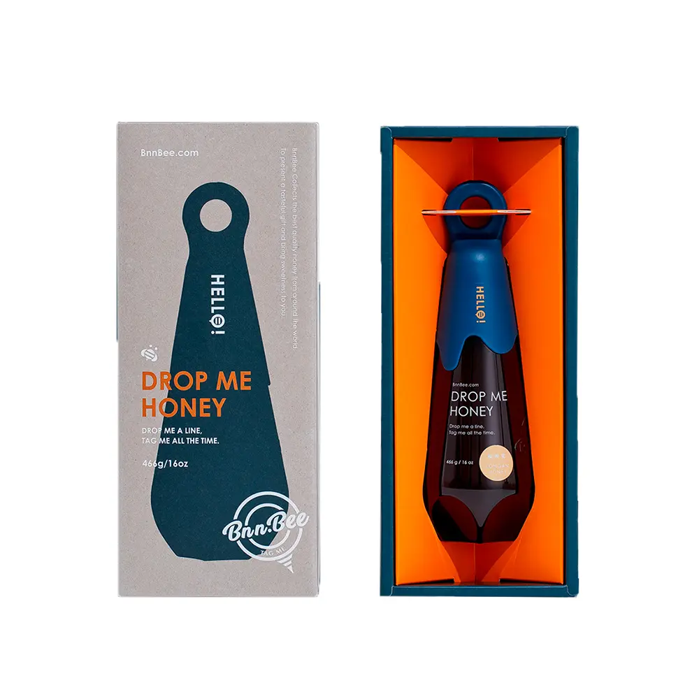 BnnBee DropMeOnce手擠空降瓶1入禮盒/ 荔枝蜂蜜