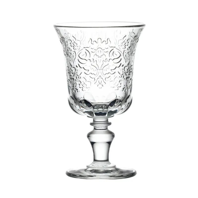 法國 LA ROCHÈRE 威尼斯壓紋高腳玻璃杯/ 260 ml