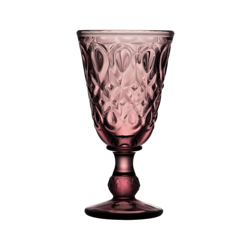 法國 LA ROCHÈRE 里昂裝飾高腳玻璃杯/ 紫水晶/ 230 ml