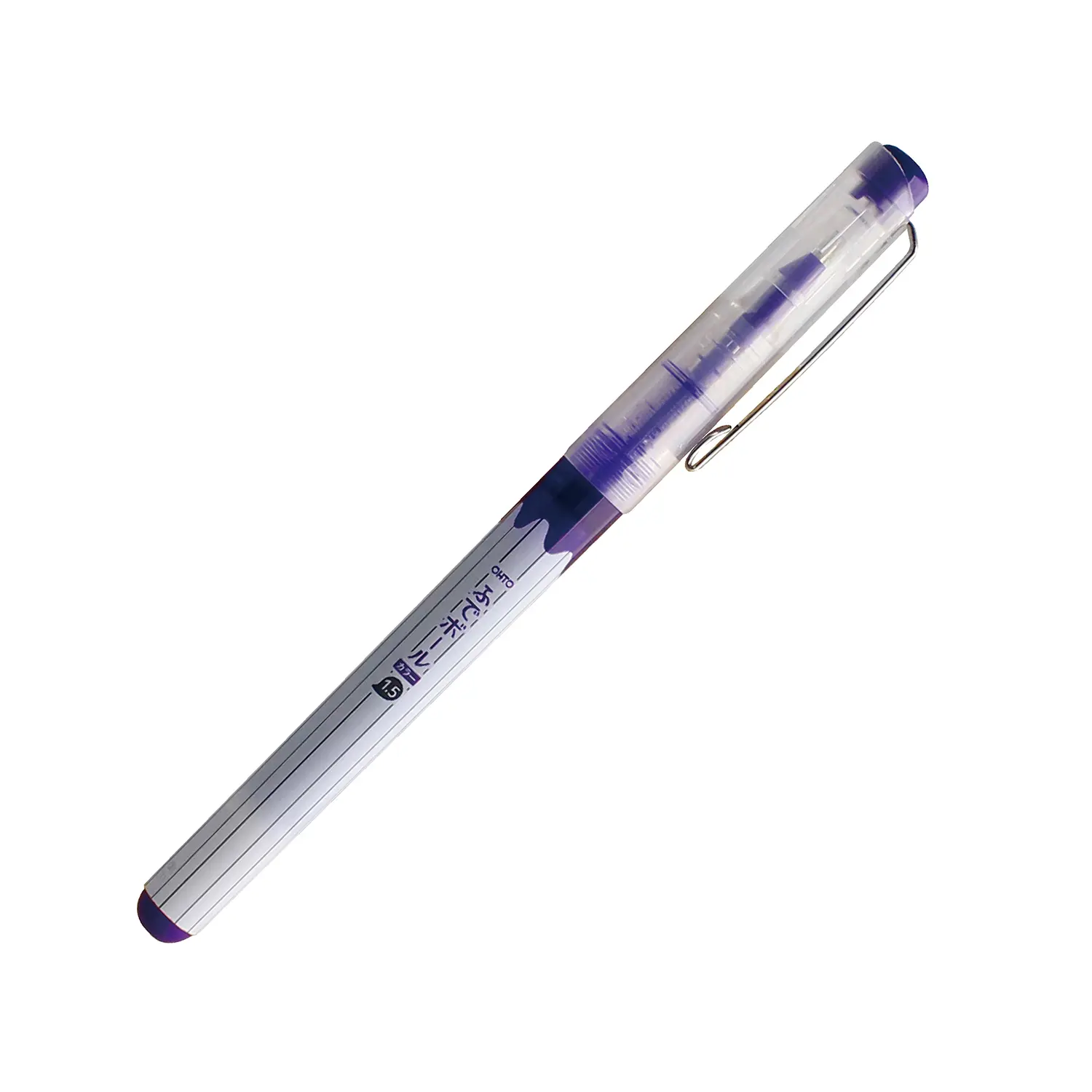 OHTO紫色極粗字水性直液式鋼珠筆/ 1.5mm