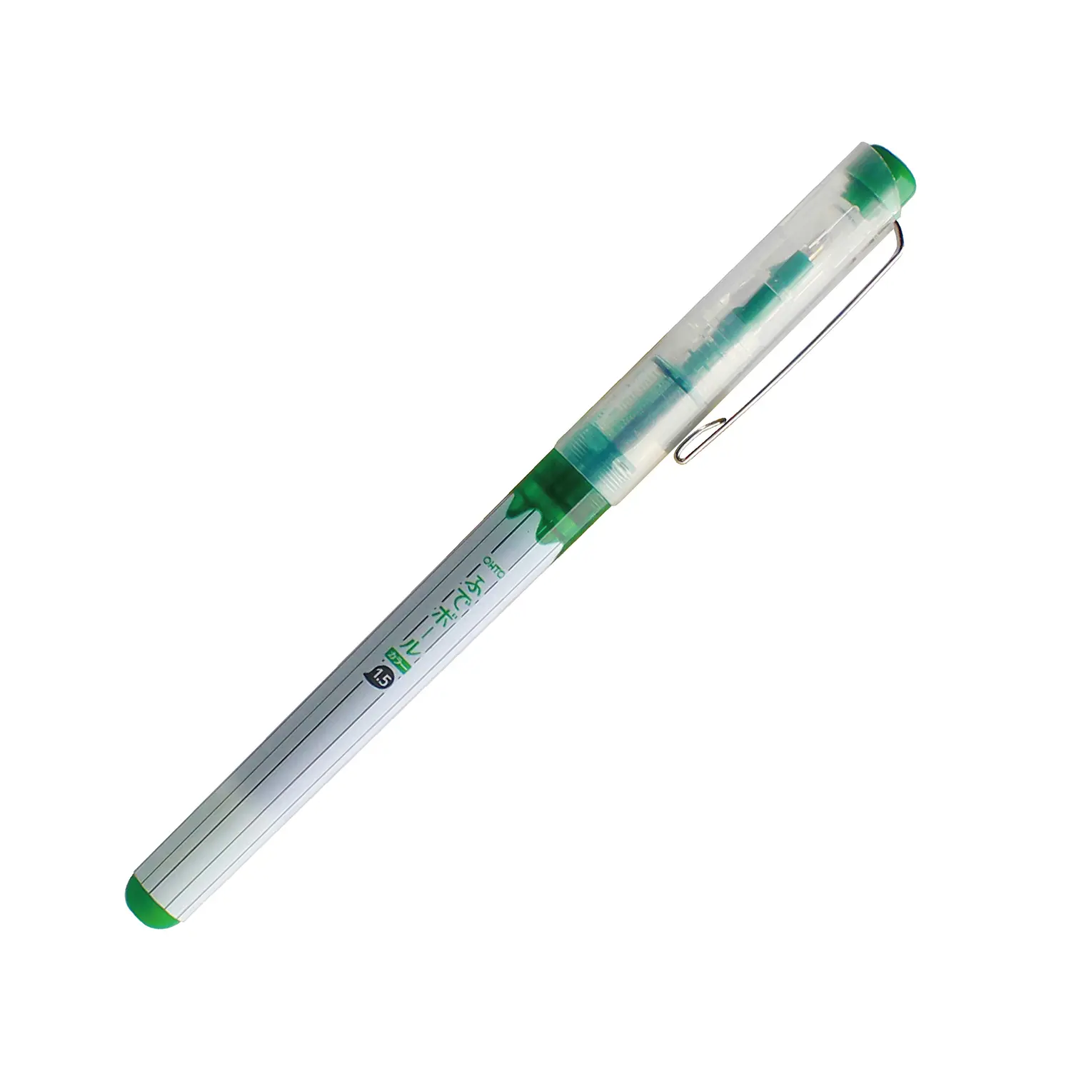 OHTO綠色極粗字水性直液式鋼珠筆/ 1.5mm