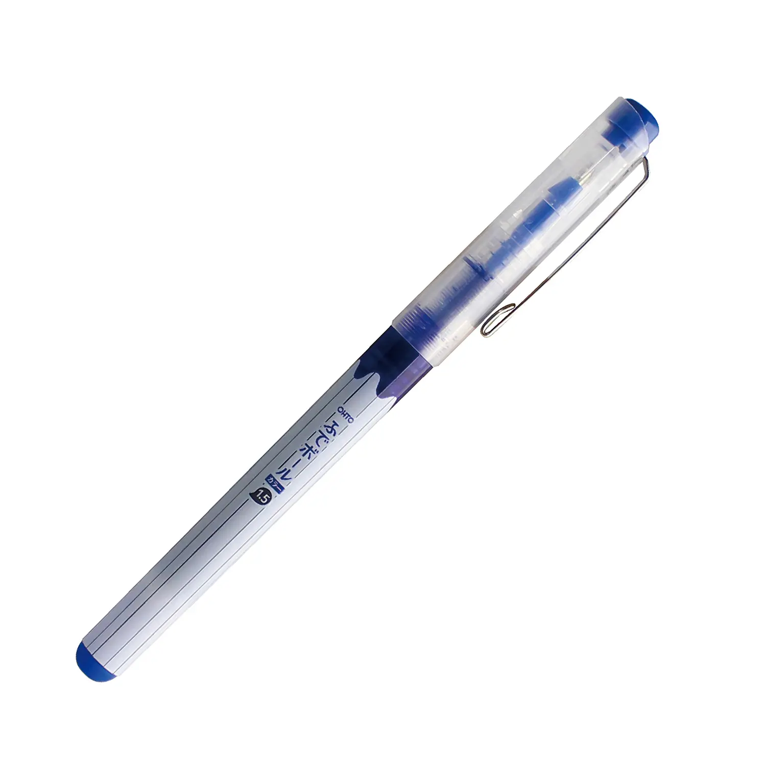 OHTO藍色極粗字水性直液式鋼珠筆/ 1.5mm