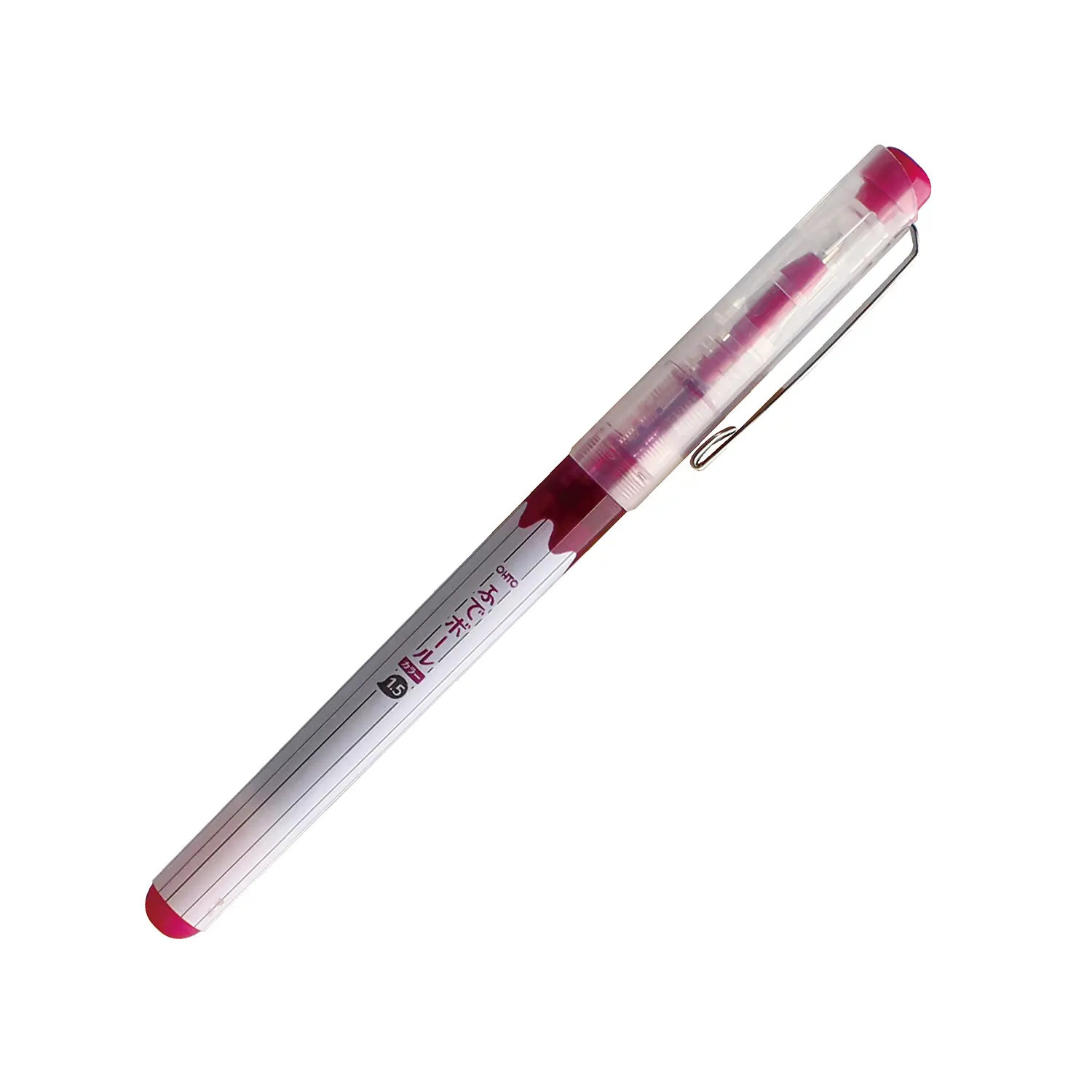 OHTO酒紅色極粗字水性直液式鋼珠筆/ 1.5mm