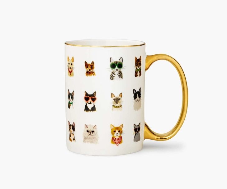 美國RIFLE PAPER 馬克杯/ Cool Cats Porcelain