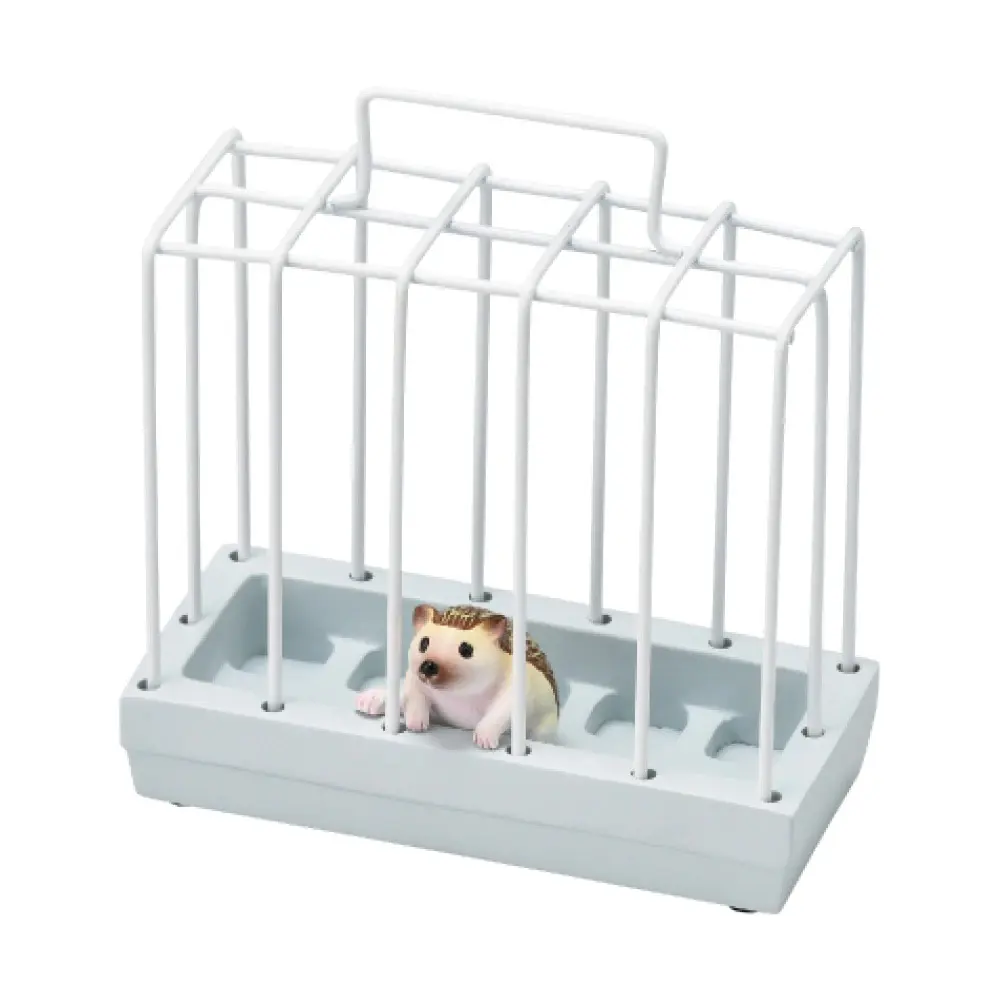 日本magnet動物籠子造型筆筒/ 刺猬