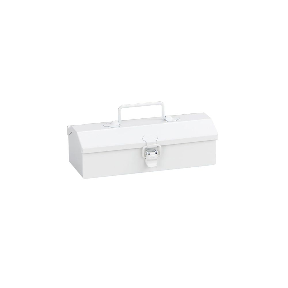 日本TOYO Y-14 COBAKO日製提把式鋼製單層工具箱(14公分/收納箱/手提箱)-雪白