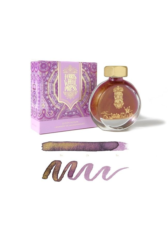 FERRIS WHEEL PRESS摩天輪鋼筆閃粉墨水/ 皇后街石蒜蔥花Queen Allium/ 38ml