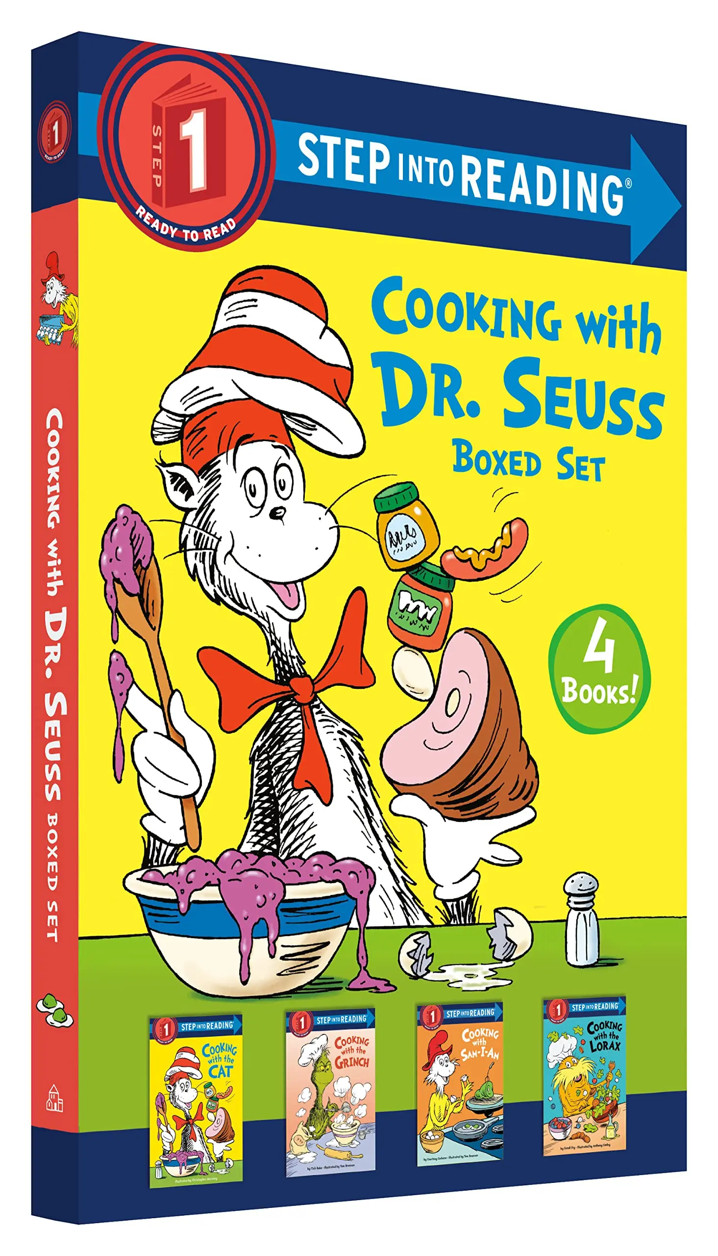 Step into Reading 1: Cooking with Dr. Seuss Box Set (4冊合售)