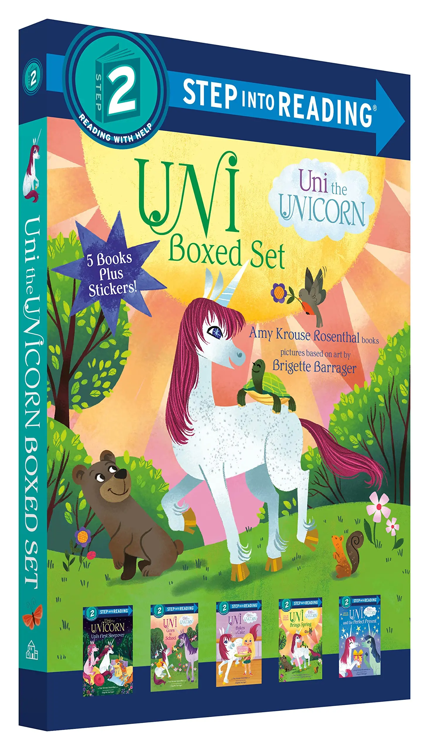 Step into Reading 2: Uni the Unicorn Boxed Set (5冊合售)