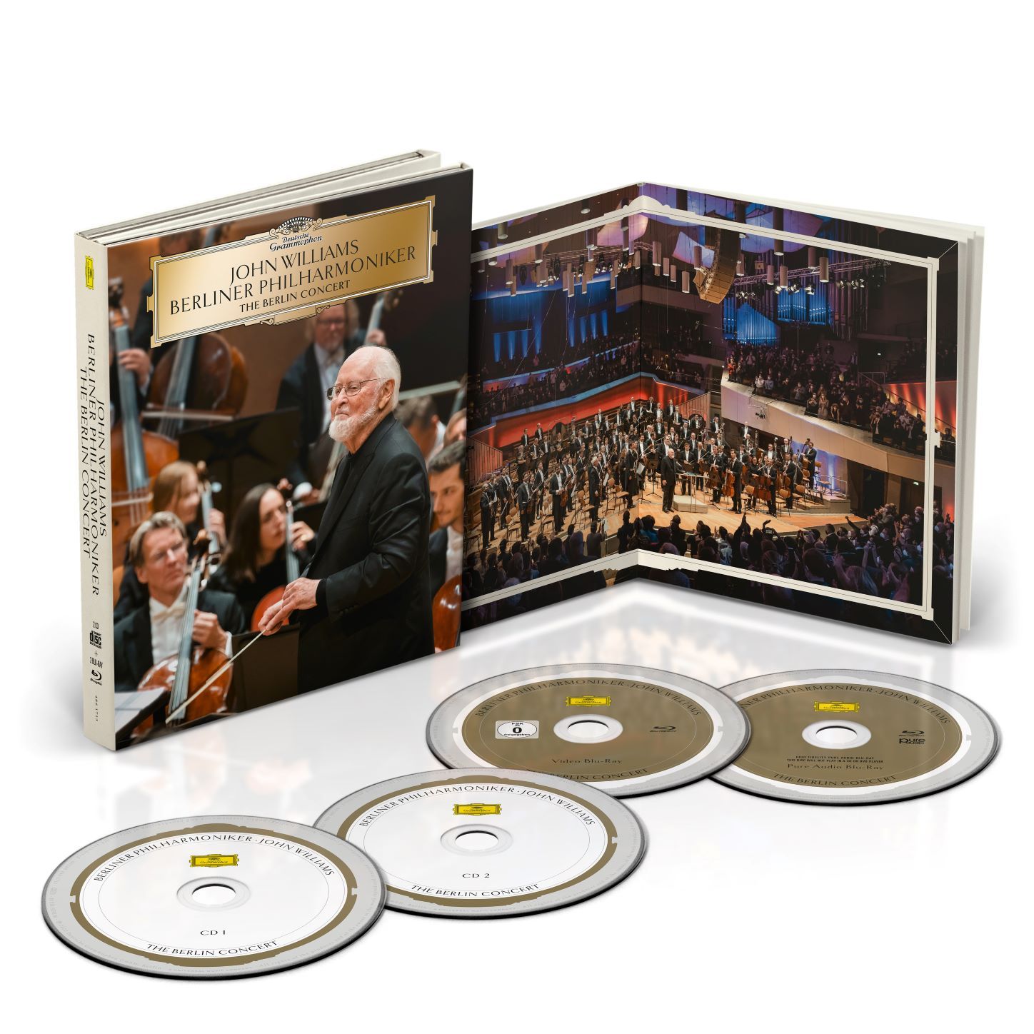 約翰威廉斯: 柏林音樂會 (2CD+BD+BD-A/影音限量燙金版)