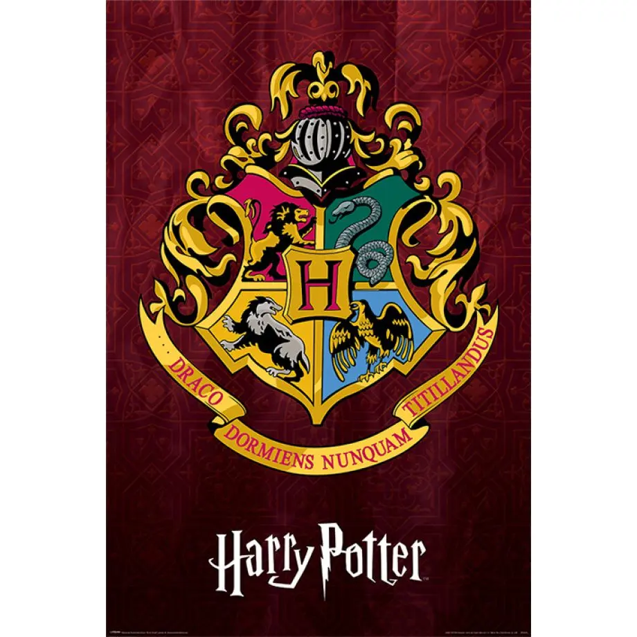 Pyramid International【哈利波特】HARRY POTTER 霍格華茲校徽英國進口海報