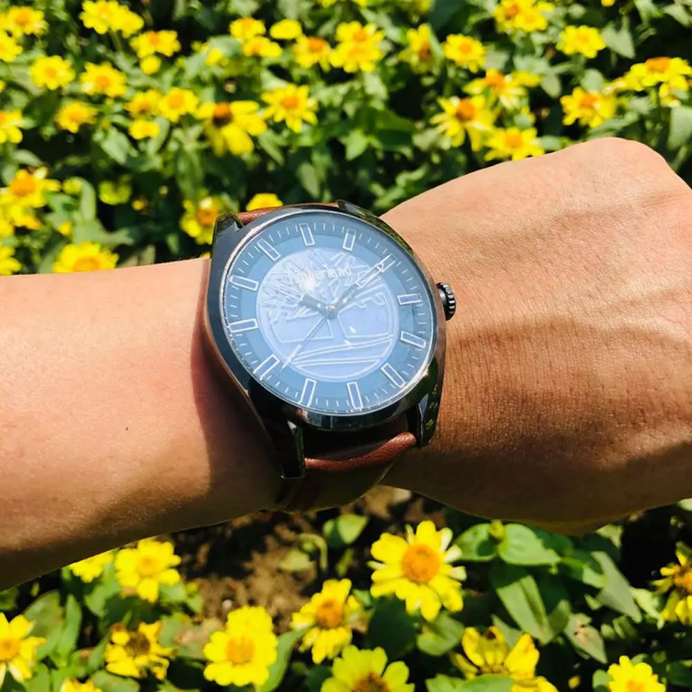 Timberland 天柏嵐LOGO運動風手錶-46mm TBL.16005JYU/03