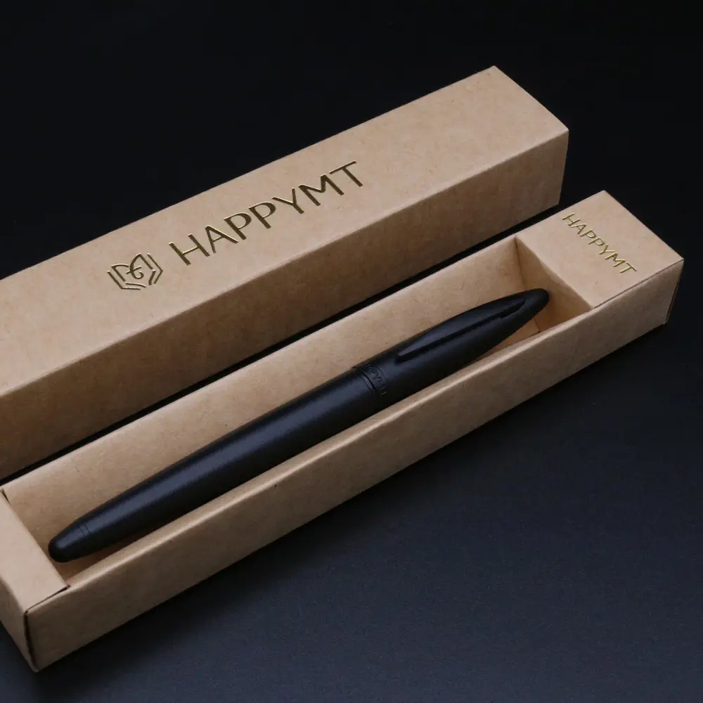 HAPPYMT開心鋼筆B粗字尖-極黑款(免費客製化刻字)-廠商直送