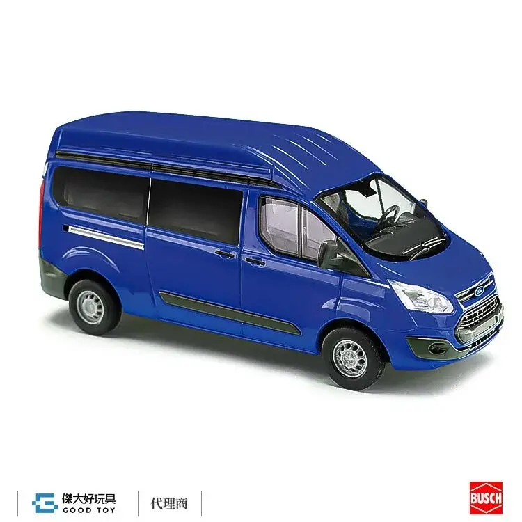 BUSCH 52501 (HO) Ford Transit Custom 高頂巴士 藍色