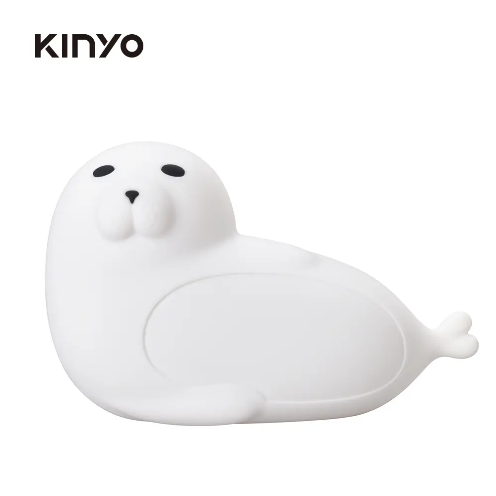 KINYO多彩呆萌海豹氣氛燈/ LED-6537