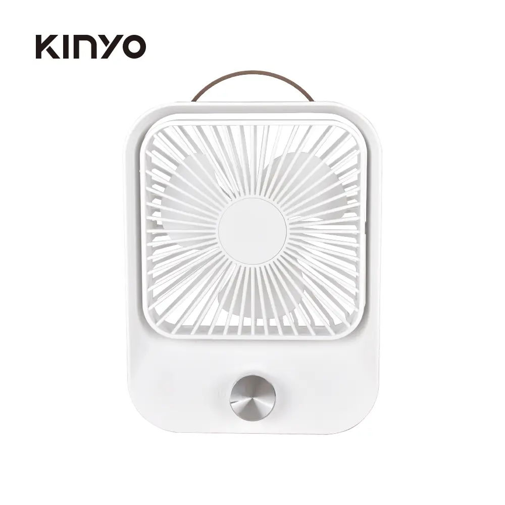 KINYO靜音復古桌扇/ 白/ UF-5750W