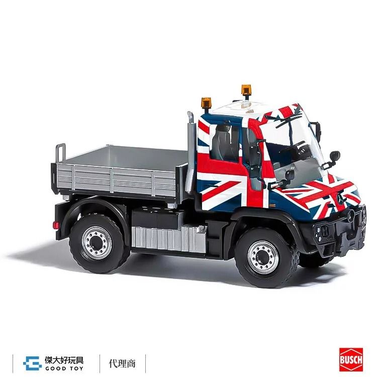 BUSCH 50928 (HO) MB Unimog U 430 烏尼莫克 Union Jack 英國米字旗