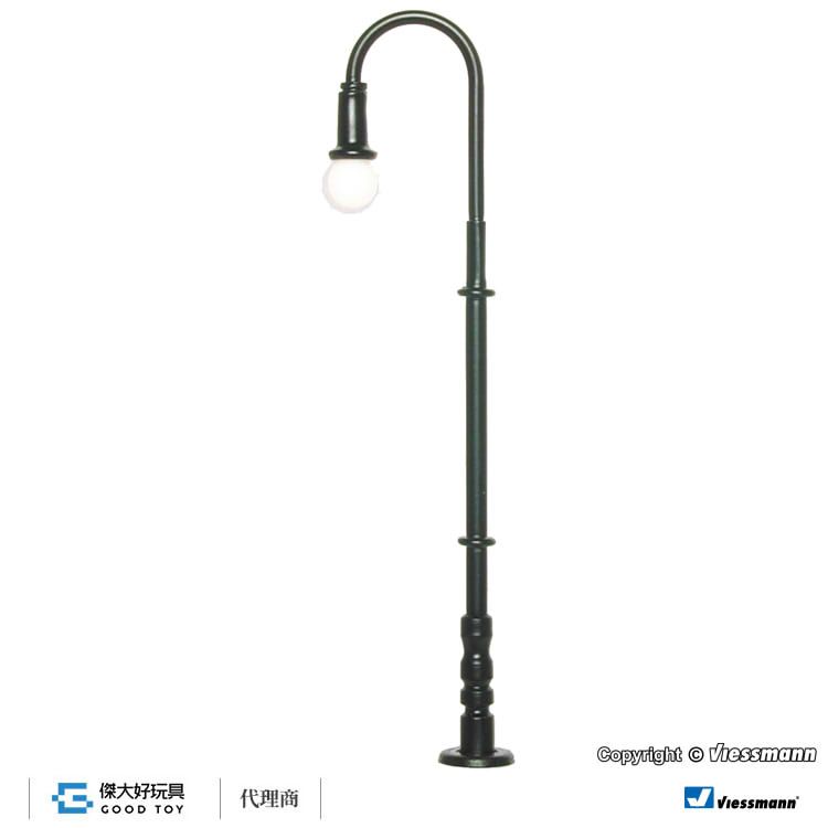 Viessmann 6112 (HO) 天鵝頸路燈/LED暖白色