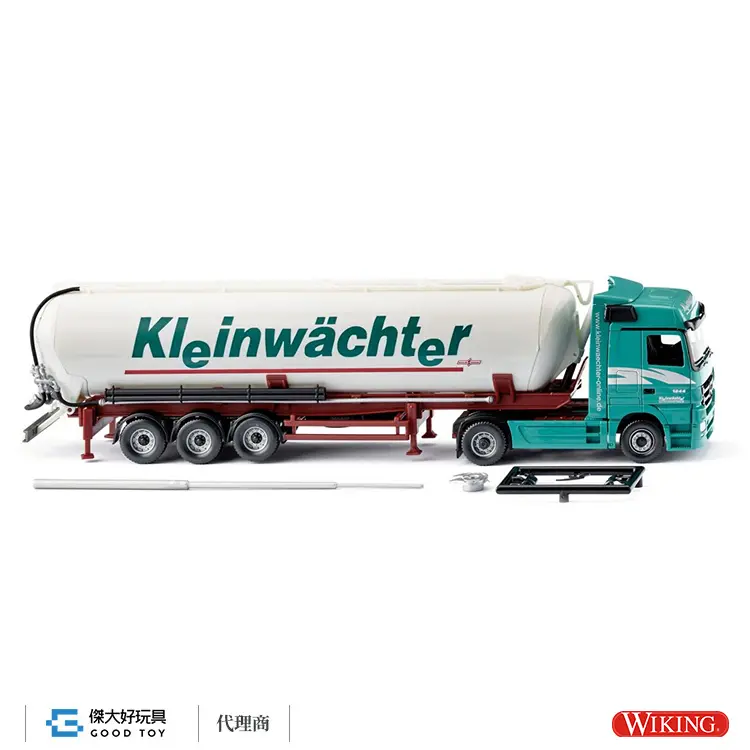 WIKING 053102 (HO) MB Actros/Spitzer Kleinwaechter 油罐拖車