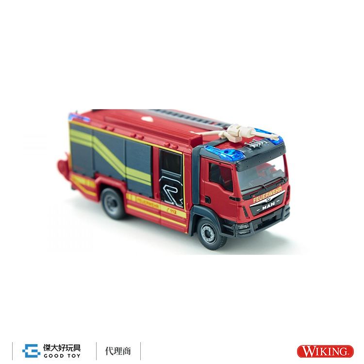 WIKING 061245 (HO) MAN TGM Euro 6 Rosenbauer AT LF 消防車