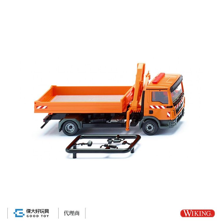 WIKING 067505 (HO) MAN TGL Euro 6 平板車帶起重機