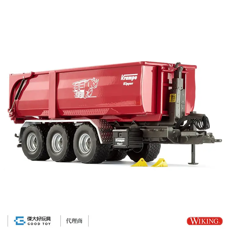 WIKING 077826 1:32 KRAMPE Hook LIFT THL 30L/Big Body 750鉤拉臂式自卸拖車