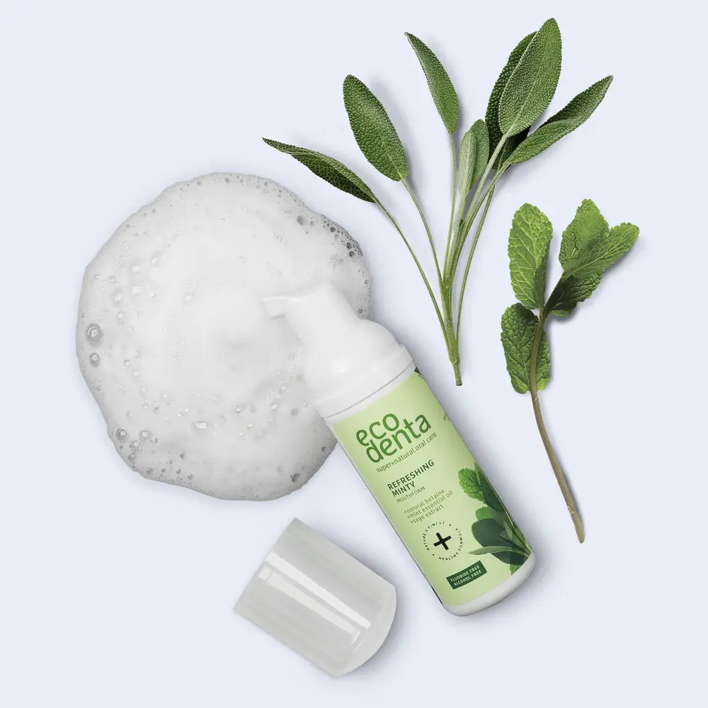 立陶宛Eco denta草本清爽口腔泡沫漱口水50ml(2入組)