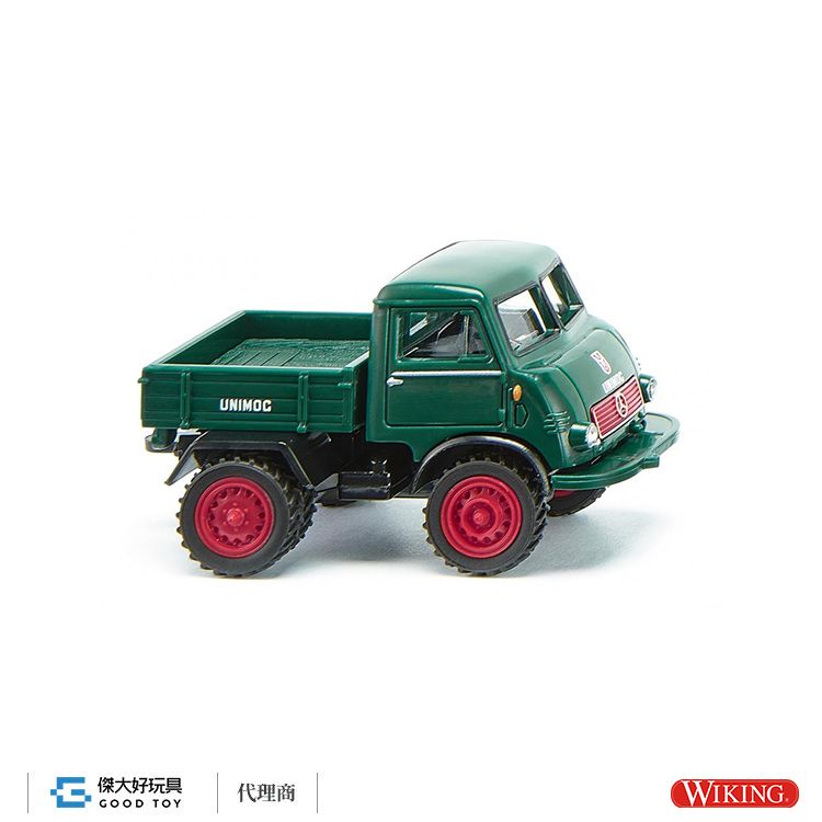 WIKING 036803 (HO) Unimog U 401 -苔綠色(雙輪胎)