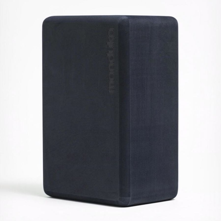 【Manduka】Recycled Foam Block 環保瑜珈磚 50D - Midnight (單顆販售、EVA瑜珈磚)