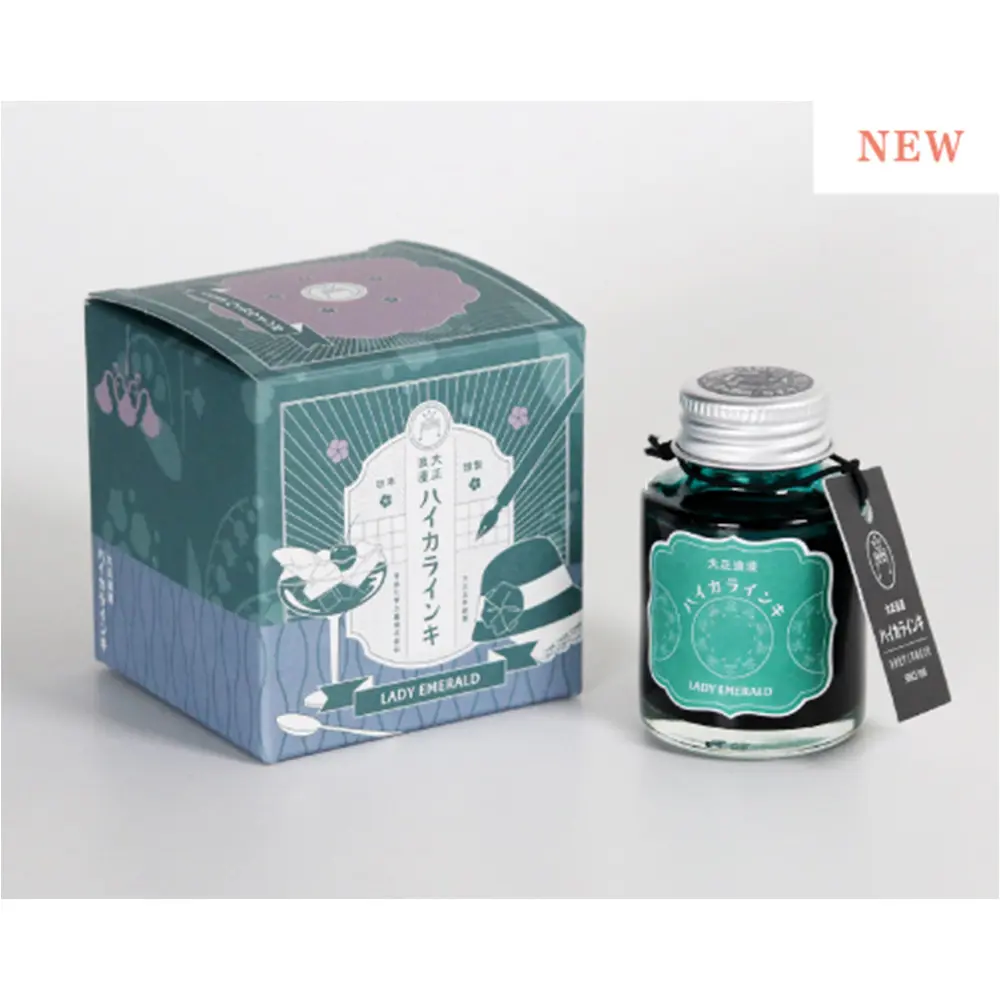 寺西化学大正浪漫鋼筆墨水/ 40ml/ 祖母綠