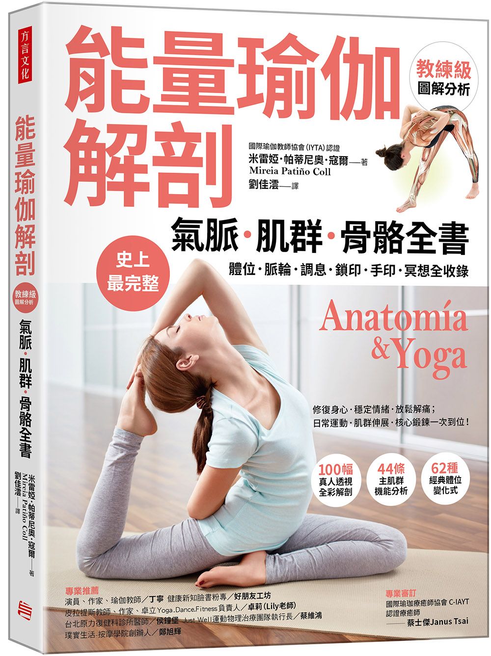 能量瑜伽解剖: 氣脈．肌群．骨骼全書