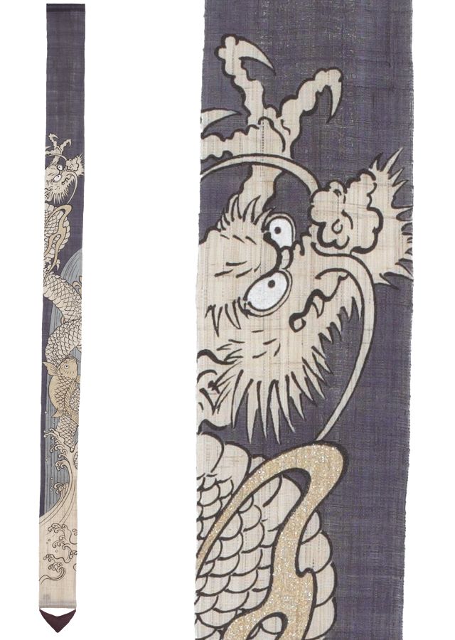 京都✦細亞麻吊飾-登龍門