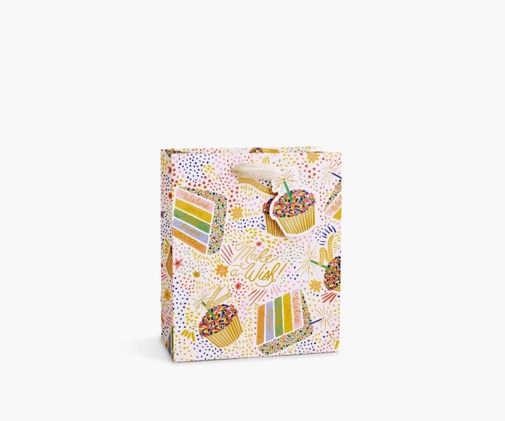 美國 RIFLE PAPER 包裝提袋/ M/ Birthday Cake