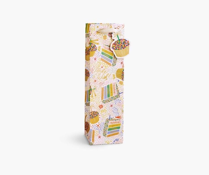 美國 RIFLE PAPER 包裝提袋/ Wine/ Birthday Cake