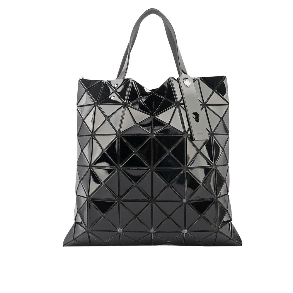 【ISSEY MIYAKE】BAO BAO LUCENT 6X6 亮面手提包(黑色)/ 平行輸入