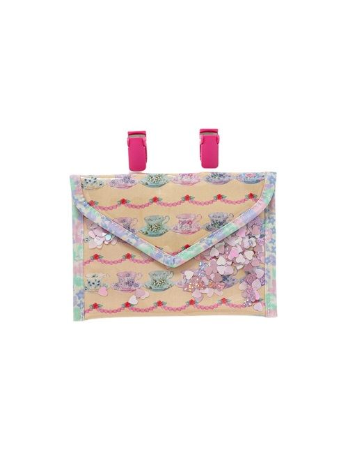 日本 fafa Ava收納包/ 茶杯/ 米白