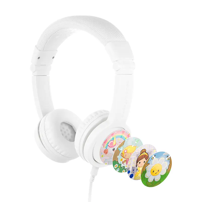 BuddyPhones Explore+ 有線探索Plus系列 兒童耳機 (白)