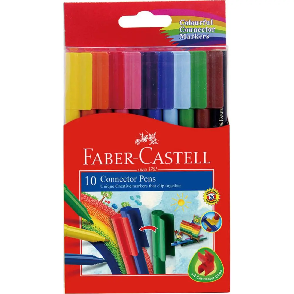 FABER-CASTELL彩色連接筆/ 10色