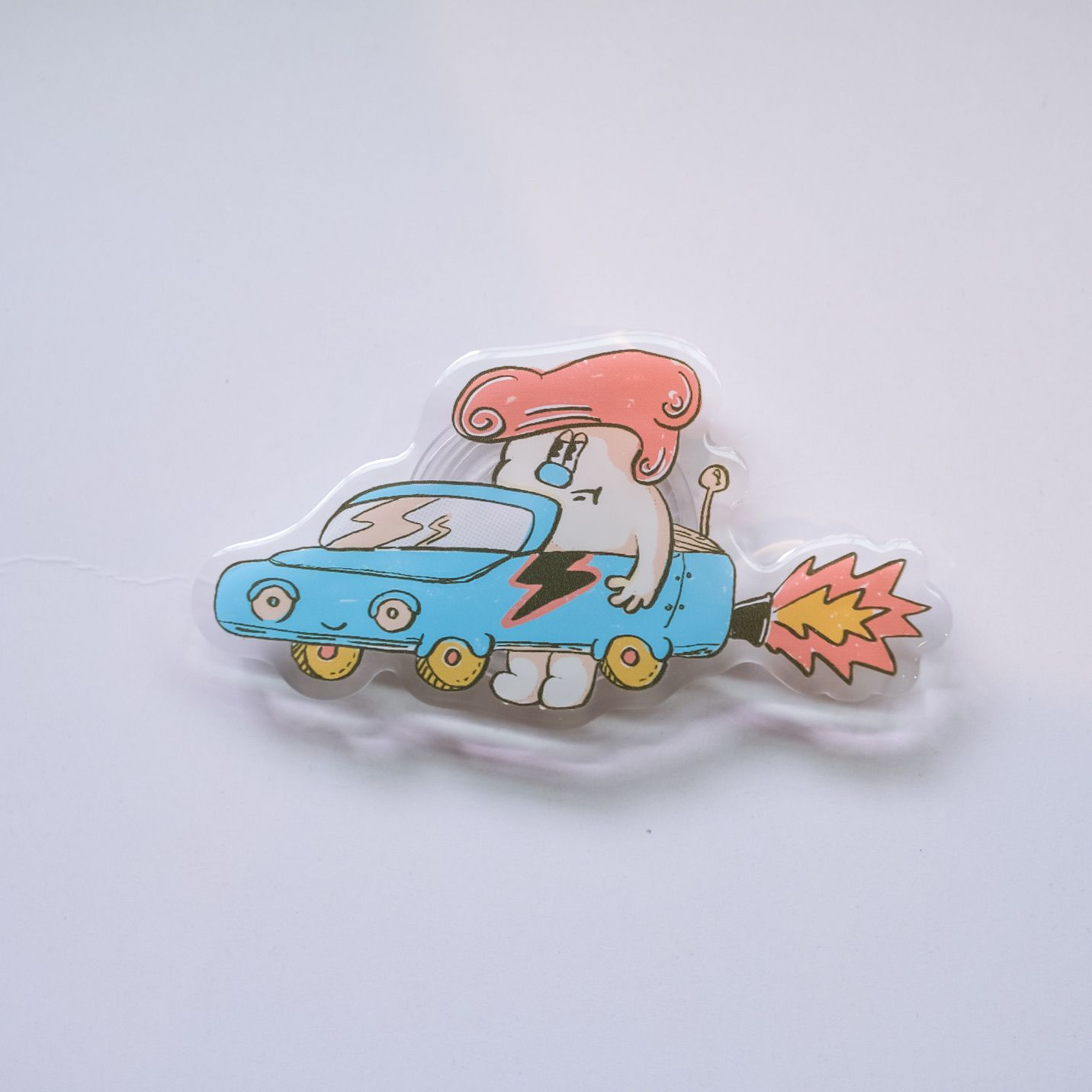 KINGJUN壓克力氣囊支架/ 車車