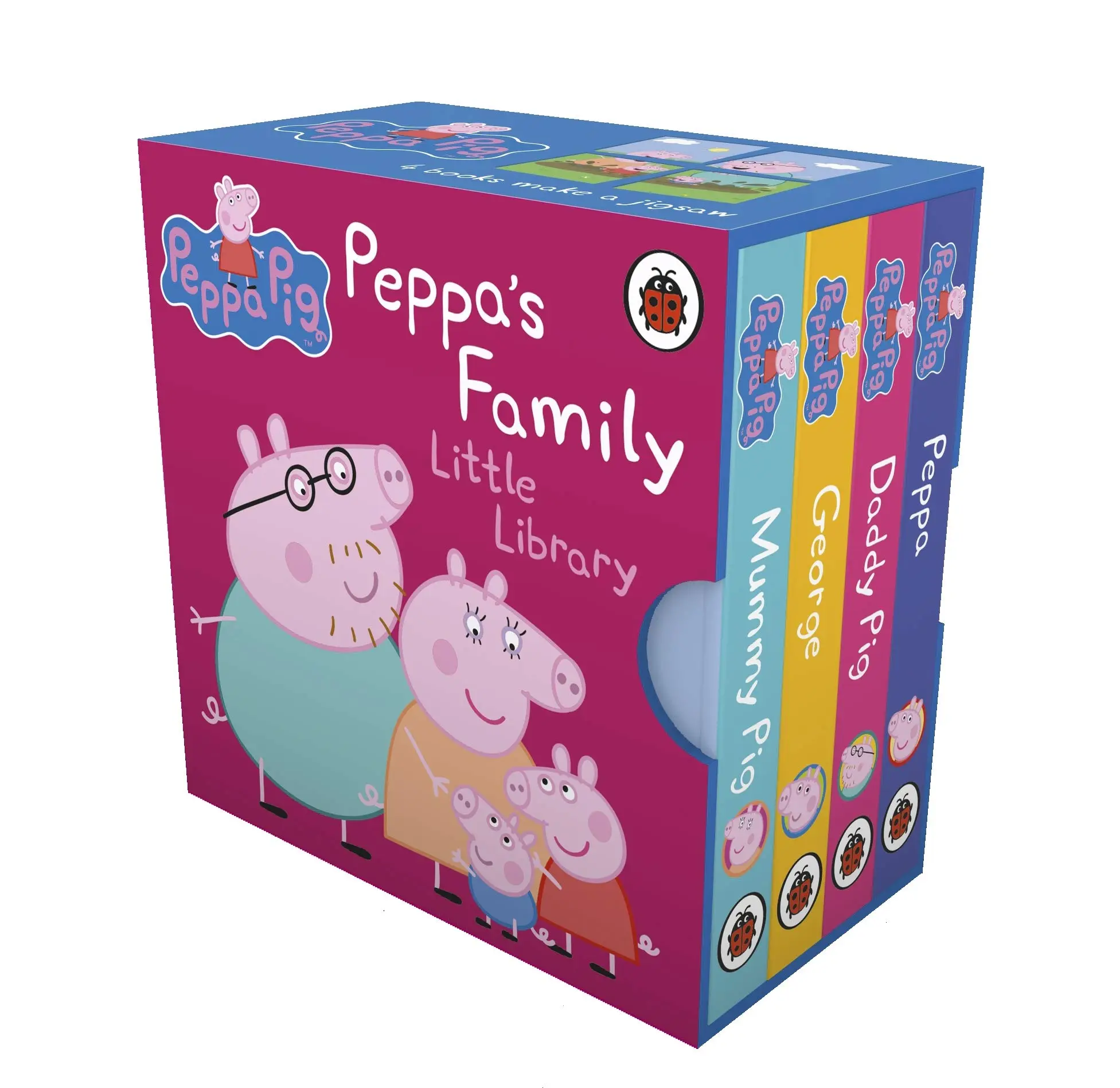 Peppa Pig: Peppa's Family Little Library (4冊合售)
