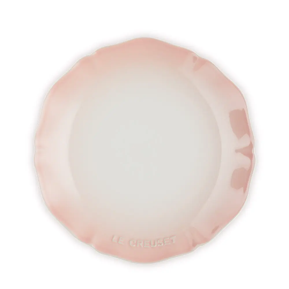 LE CREUSET瓷器凡爾賽花園系列圓盤/ 25cm/ 淡粉紅
