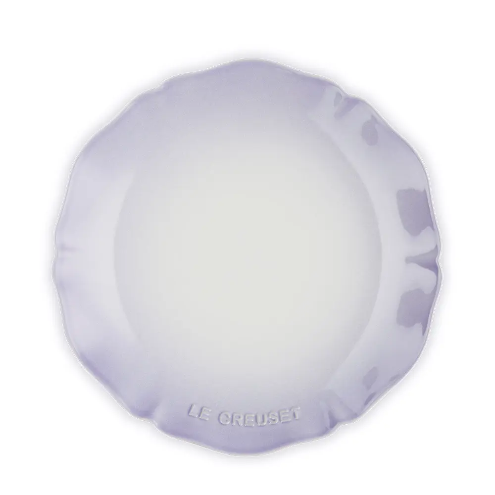 LE CREUSET瓷器凡爾賽花園系列圓盤/ 25cm/ 淡粉紫