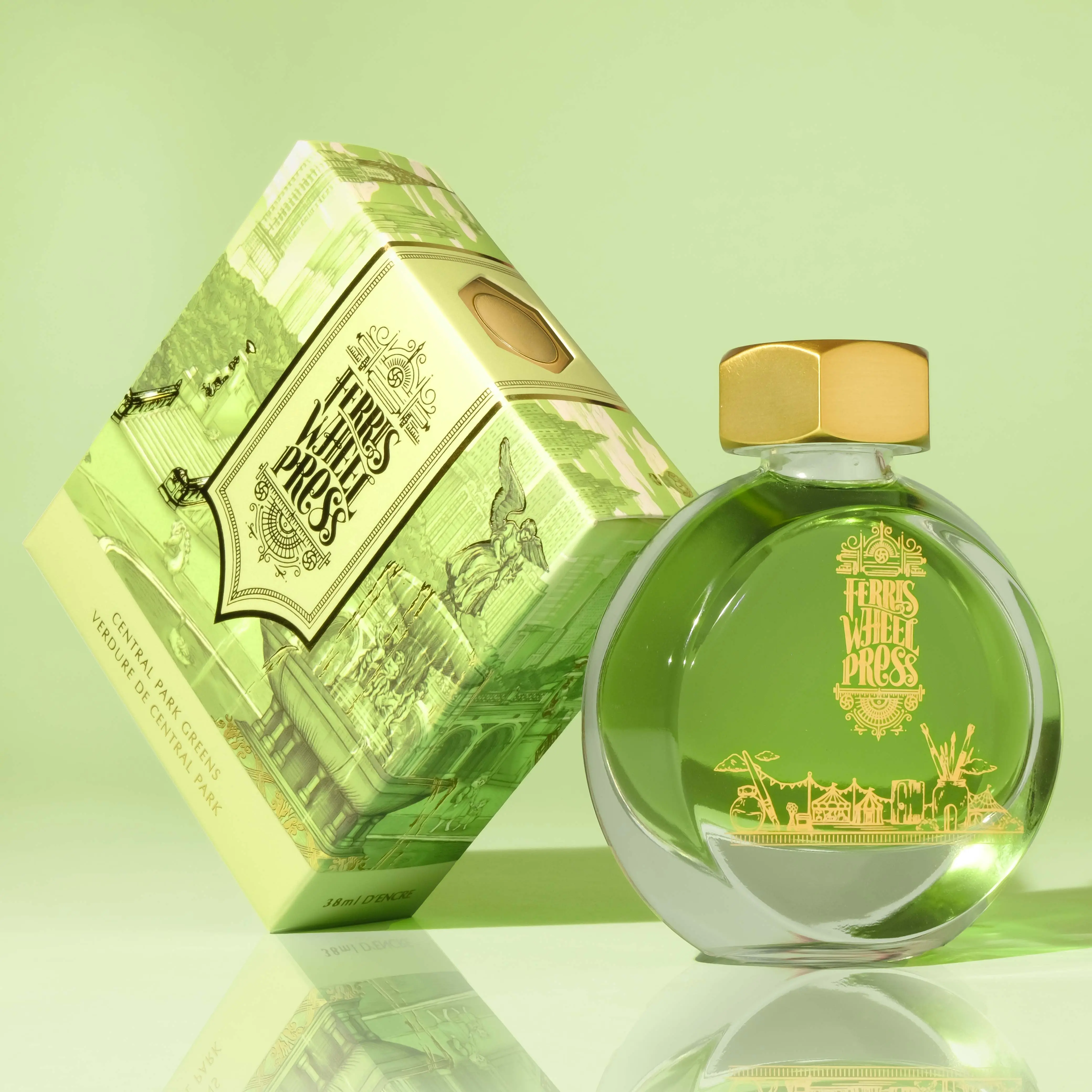 FERRIS WHEEL PRESS摩天輪鋼筆墨水/ 紐約系列/ 中央公園Central Park Greens/ 38ml